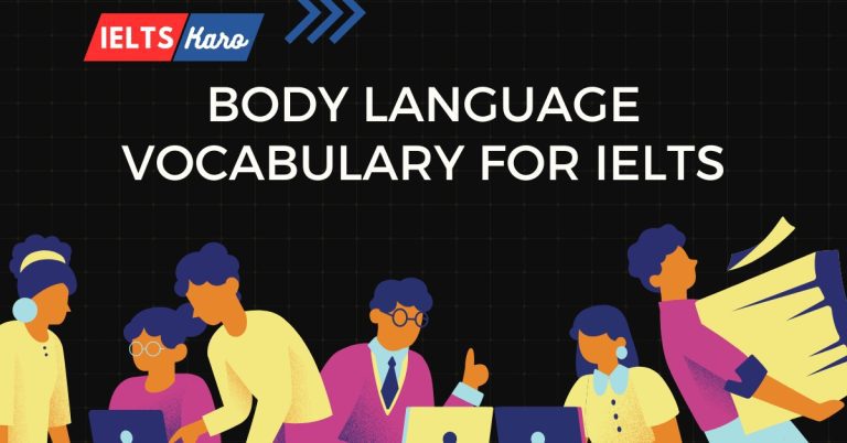 body language vocabulary ielts