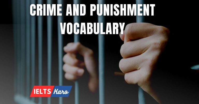 crime and punishment vocabulary