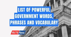 government vocabulary