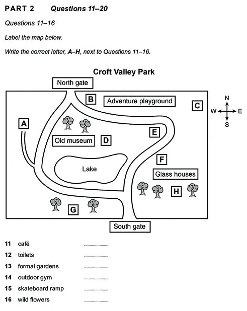 Croft Valley Listening Map Vocabulary