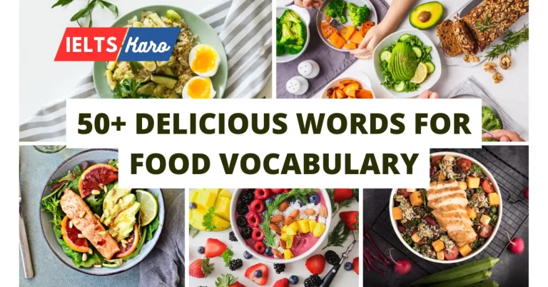 food vocabulary ielts