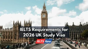 minimum IELTS score for UK student visa